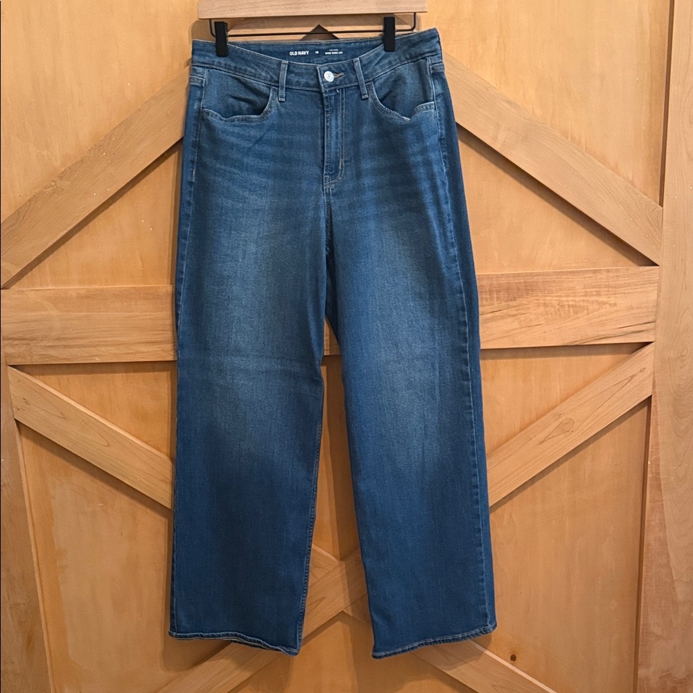 Old Navy Wide Leg Blue Jeans